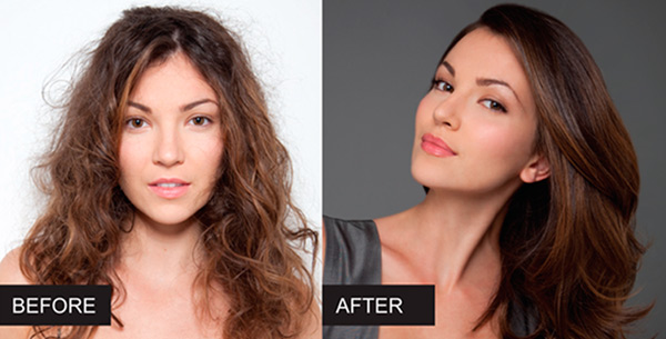 кератирование волос фото до и после