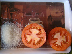 томатный скраб для тела