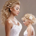 Свадебная прическа невесты на длинные волосы