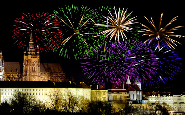 новый год в Чехии