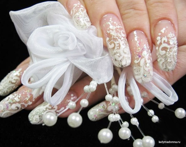 Свадебные Ногти Дизайн Невесты 2023