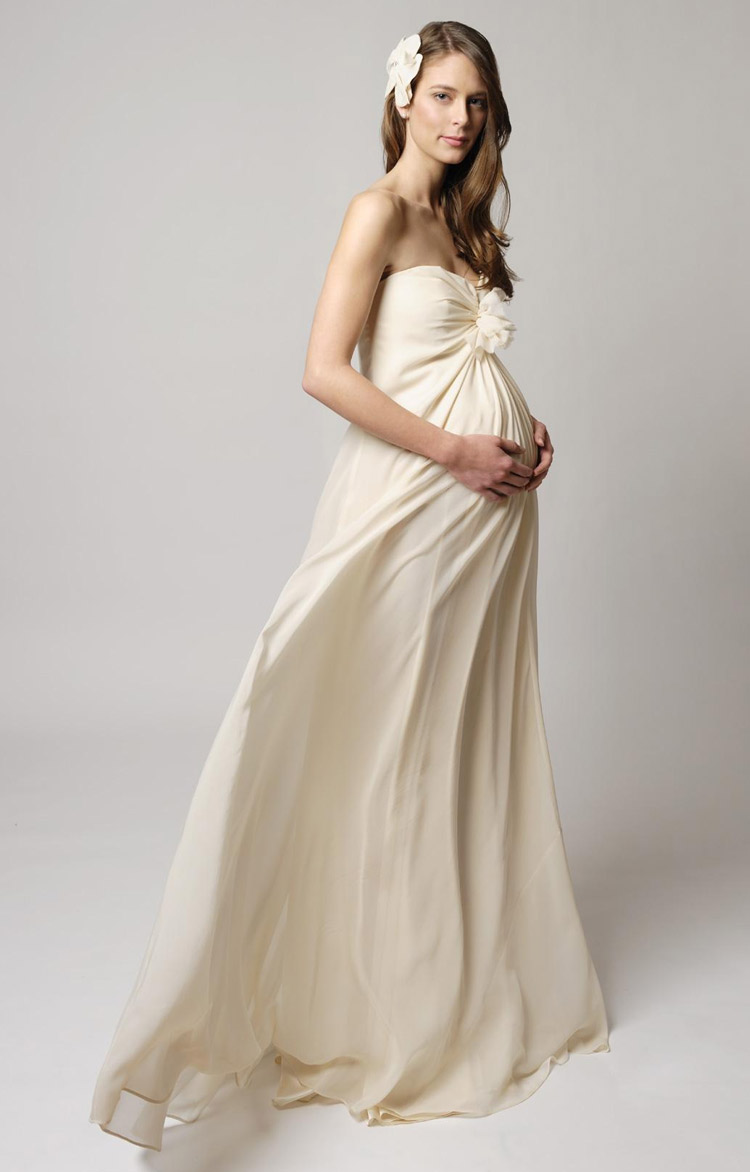свадебное платье для беременной