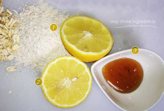 маска с лимоном и солью