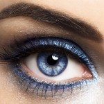 повседневный макияж для голубых глаз