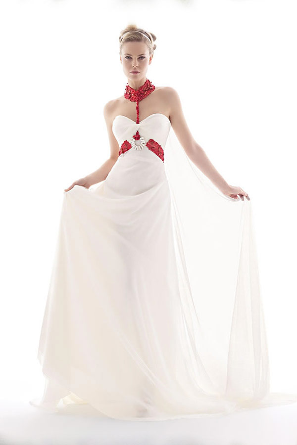 свадебное платье в стиле ампер