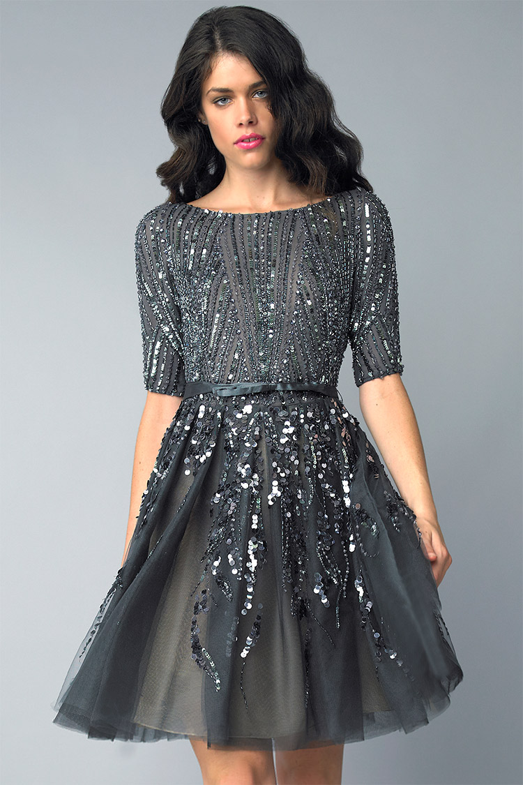 модное коктейльное платье 2016